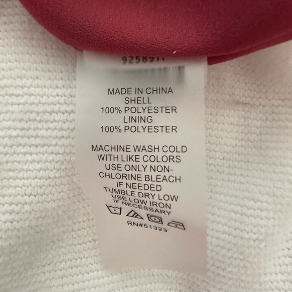 Gorgeous rose ruffle soft Vince Camuto bogo midi dress NWT 1X washable - Picture 4 of 6